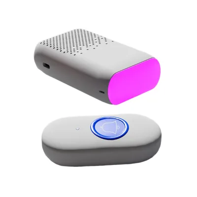 Long Range Sos Emergency Button with Rechargeable Battery Wireless Caregiver Pager for Elderly Personal Wearable Alert Button