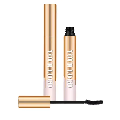 Wholesale Cruelty Free Vegan Waterproof Mascara for Long Lasting Cosmetics Makeup Rose Gold Eyebrow Fiber Mascara