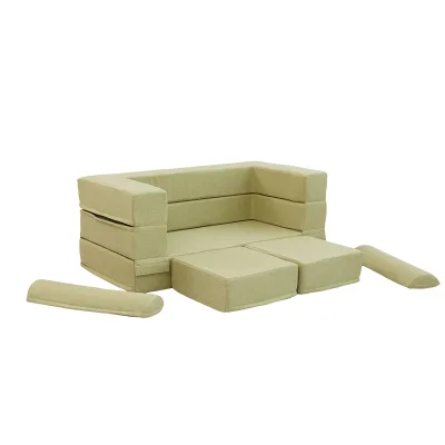 Customized Well Made Climb and Crawl Playroom Kids Couch Convertible Lounger Sofa Toddler Nap Bed Soft Play Baby Ball Pit