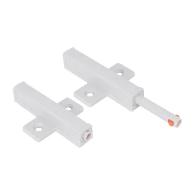 Magnetic Cabinet Door Catch Damper Buffer Plastic Touch Latch Push to Open System