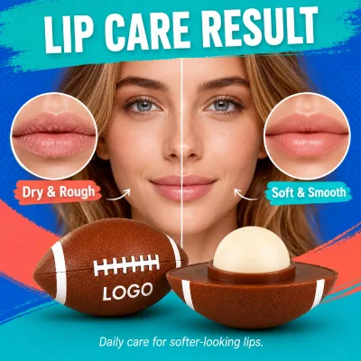 Super Bowl Fan Favorite Moisturizing Nourishing Beeswax Vitamin Jojoba Almond Protection Cracked Rescue NFL Rugby Lip Balm