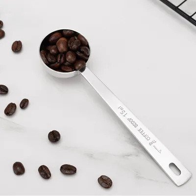 15ml Stainless Steel Long Handle Coffee Spoon Measuring Spoon Coffee Scoop
