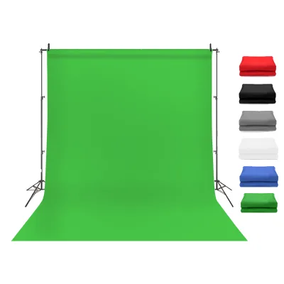 Jingying Hot Selling Non-Woven Pure Color Green Screen Photography Studio Solid Background Cloth