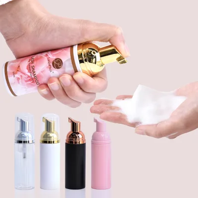 LashPlus Wholesale Pink Lash Shampoo Empty Bottle With Own Logo Eyelash Extension Supplier Foam