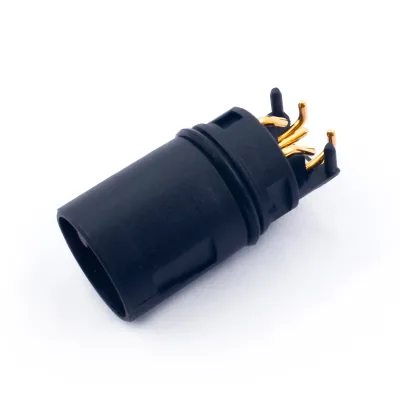 M12 Connector 4Pin &5Pin Right Angle Male Connector ERNI 225251 225252