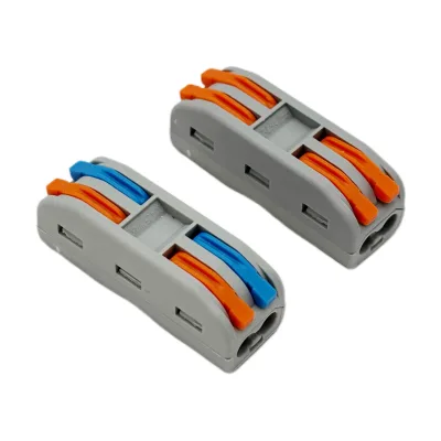 Enyoo/OEM Mini Quick Connect Terminal PCT-222 2-in-2 Fast Wire Connector 32A 0.08-4mm Network