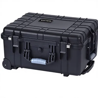 Large Capacity EVA Waterproof Shockproof Rolling Case with Telescopic Trolley Handle IP67 Rated OEM ODM Customized Portable