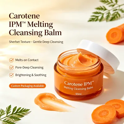 Professional Carotene IPM Hydromelt Cleansing Balm One Step Makeup Remover Gentle Non Stripping for Daily Use