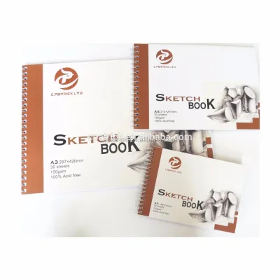 Artist Sketch Pad A5 150gsm 30sheets Spiral Binding Hot Selling Nice Quality