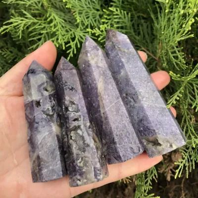 Wholesale High Quality Natural Sphalerite Point  Healing Crystal Stone Tower for Decorative Gifts