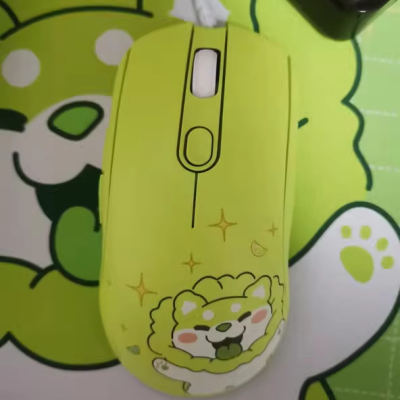 Akko Dog Wired Mouse Office Gaming Universal Cute Mouse Girls Gift Computer Mouse Gamer