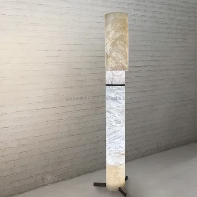 Modern Marble Lamp with Switch Control Adjustable Height Waterproof Warm White High Brightness 2-Year Warranty for Hotel Use