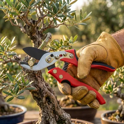 210mm Industrial & DIY Grade Carbon Steel for Pruning Shear with TPR Handles