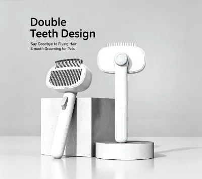 Pet Comb, cat Floating Hair Remover, Dog Pin Comb, Detangling Comb for Long and Short cat Hair, Grooming Tool
