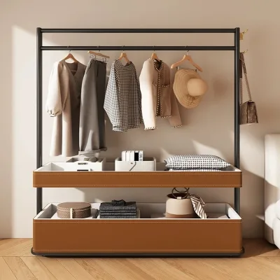Modern Design Wholesale Iron Clothes Storage Display Living Room Furniture Coat Rack