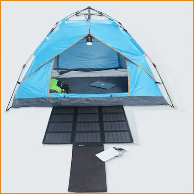 High Efficiency Foldable Solar Module Charger for Tent Lighting