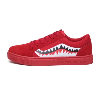 Summer Vance with the Same Shark Low-top Shoes and Men Sneaker Shoes