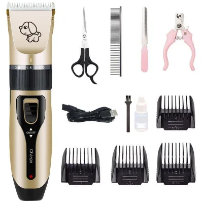 C6 Q6 Dog Pet Trimmer Grooming Kit for Pets Dog for Thick Fur Has Safe and Sharp Blade Electric Heavy Duty With Low
