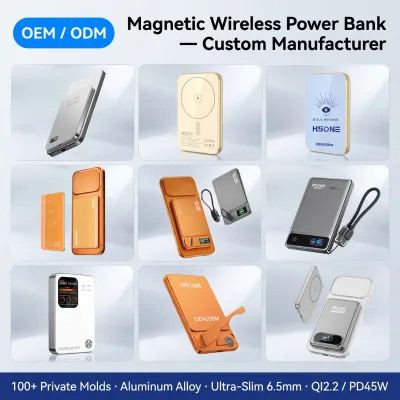 LC1C2 Slim Pocket Size Emergency Power Bank 20W PD 15W Wireless Lanyard Charger Over-charge Short Circuit protection Stock