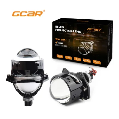 GCAR 3.0 Inch 55W Automotive Optical Lighting Led Lamp Bi Led Projector Lenses for Retrofit