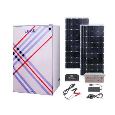 Small Solar Fridge 90L Outdoor Home Solar Refrigerator with Single Side Door