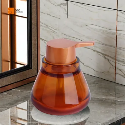 High-Capacity Clear PET Resin Soap Lotion Pump Dispenser Empty Cosmetic Lotion Bottle for Hotels