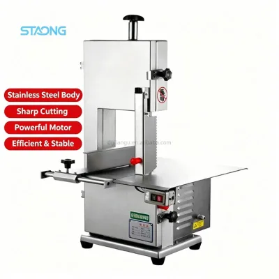 Commercial Desktop Electric Meat Bone Saw Machine Stainless Steel Frozen Meat Cutter