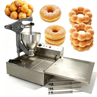 Commercial Doughnut Machine Mobile Donut Cart Mini Donut Fryer Equipment with Ball Donut Machine for Food Truck