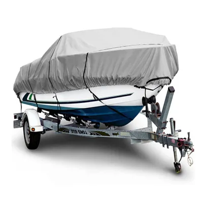 Custom Fabric Railerable 22ft T-Top Boat Cover Personal Watercraft Weather Ripstop Heavy Duty Boat Cover
