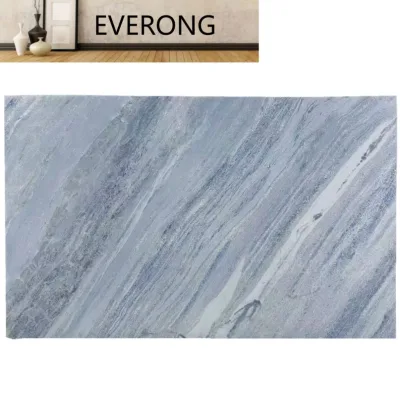 Natural Crystal Blue Marble Cristallo Blue Quartzite Stone Slab Tile Mosaic Customized Countertop T18mm