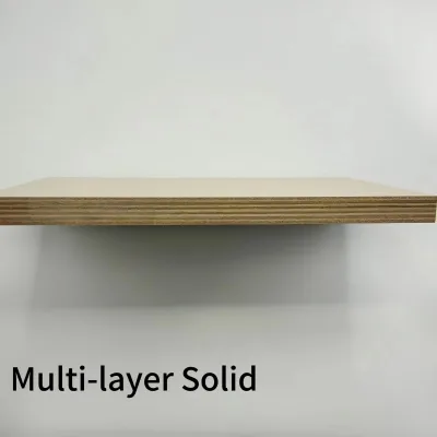 Double-Sided Sanding Panel Multi-Layer Solid Wood Board for Decoration Furniture Stock E0