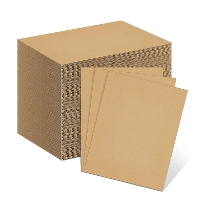 Factory Corrugated Cardboard Sheets Flat Kraft Sheet for DIY Glass Divider Kits and Crafts Supplies