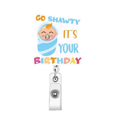 New Product Promotion Popular Customized Acrylic Badge Badge Reel Sanrio