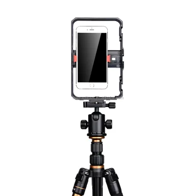 Stock PC02 Photo Vlogging Movie Camera Cage Stand Handheld Stabilizer Rig Hand Grip Bracket Phone Video Cage for Live Streaming