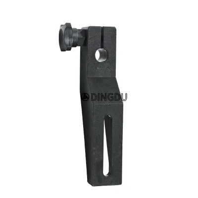 HLZJ-A Plastic Guide Rail Little Bracket with M6 Star Hand Knob Tightening Screw for 12MM