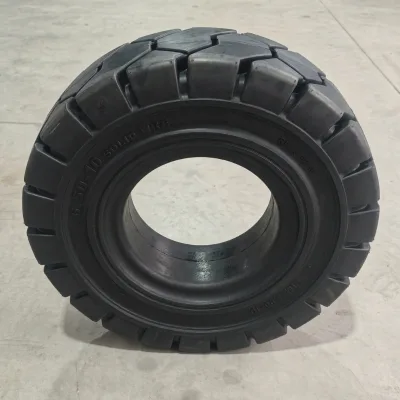 Forklift Non-Marking Industrial Solid Tire 6.50-10  Made in Cambodia Save 27% Tariff for Port Trailer and Forklift Use