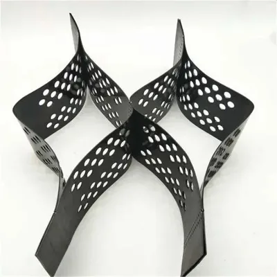 Three Dimensional Cellular Grid for Drainage Ditch Protection and Ground Reinforcement