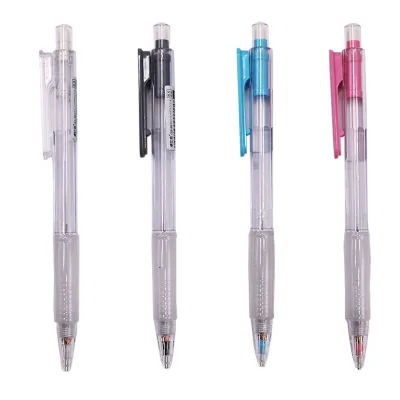 Wholesale Xtra-Strong Thick Lead Anti-skidding Design Transparent Bulk Plastic Mechanical Pencil