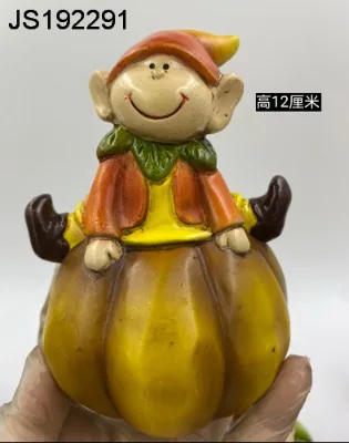 Pumpkin with Child Design Halloween Home Decoration