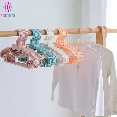 Hot Sale Plastic Baby Hangers Versatile Customizable Kledinghanger Stable Space-saving Closet Accessories Hanger for Household