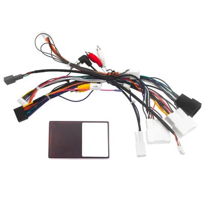 Car 16pin Power Cord Wiring Harness Adapter With Canbus Box for Toyota Noah (20-22) Installation Head Unit