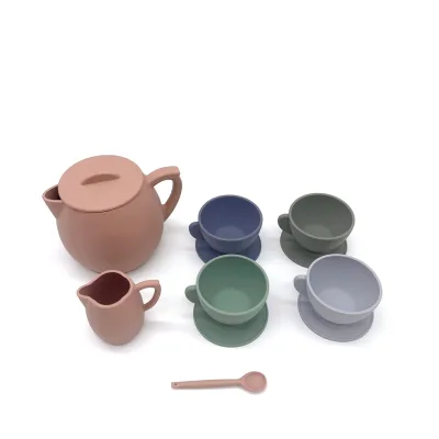 Silicone Tea Set Designed to Spark Imaginative Play, Develop Social Skills, and Provide Endless Tea Party Fun