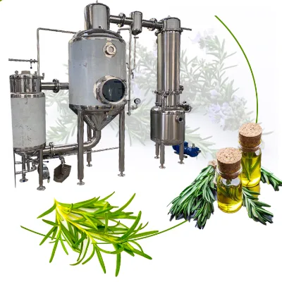 Electric Lemongrass & Rose Essential Oil Extraction Machine Plant Oil Extraction Equipment