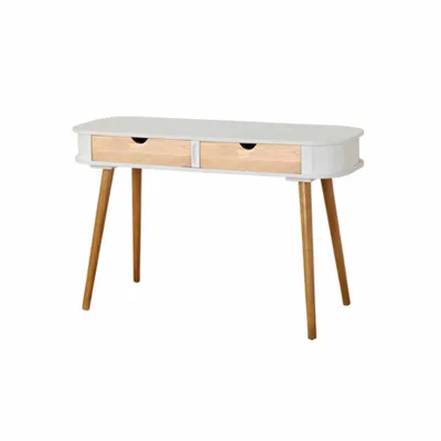Sturdy Metal Legs Guaranteed Best Quality Wooden Silver Glass Console Table