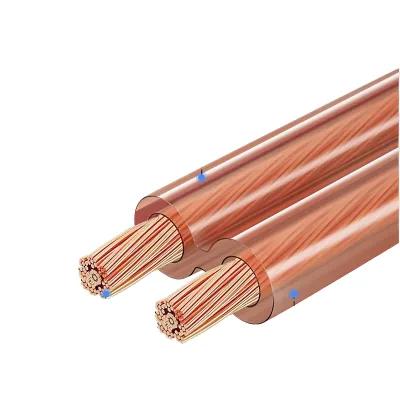 Xunfa Transparent High-fidelity Fiber Optic Cable Customized RVH Oxygen-free Copper G652D Speaker Sound Cable
