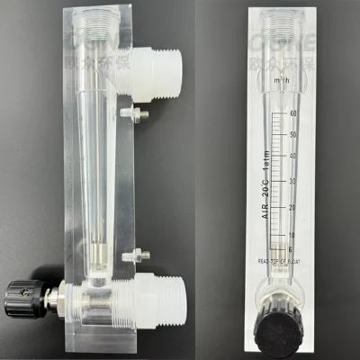 0-10LPM Panel Oxygen Flow Meter 5LPM Acrylic Oxygen Meter with Adjustable Rotameter