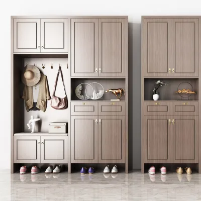 2024 Modern Design Wood Entry Cabinet Shoe Rack Storage for Living Room General Home Furniture
