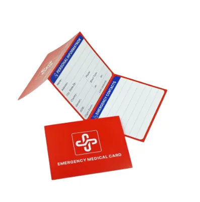 Emergency Contact Card First Aid Rescue Card First Aid Manual First Aid Kit Accessories