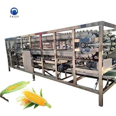 Corn Husk & Silk Remover High Quality Maize Skin Peeler Sweet Corn Peeling Machine