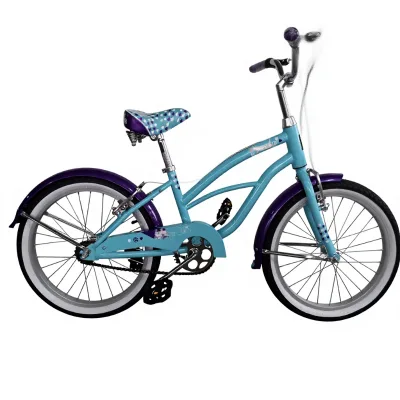 20 Inch Kids Beach Cruiser Bike Children Bicycle Front Rear V Brake White Wall Tires Custom Logo Premium Quality for Boys Girls